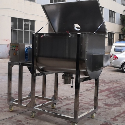 5.5kw 500L καρυκευμάτων καρυκευμάτων σκονών χρωστικών ουσιών σκονών εμπορικός διπλός αναμίκτης κορδελλών κουπιών οριζόντιος