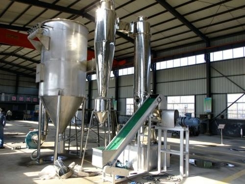 25-60kg/H περιστροφική βίδα στιγμιαίων στεγνωτήρων ανοξείδωτου που ταΐζει τη βιομηχανική αποξηραντική μηχανή