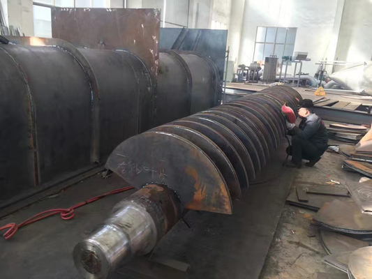 10rpm ξηρότερη ενέργεια κουπιών 25rpm 4KW στην κοίλη - αποξηραντική μηχανή λάσπης αποταμίευσης