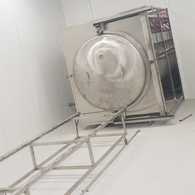 Μικρόκυμα κενό ξηρότερο 9.6kg/H WKS Dehydrator επεξεργασίας τροφίμων 12kg/H