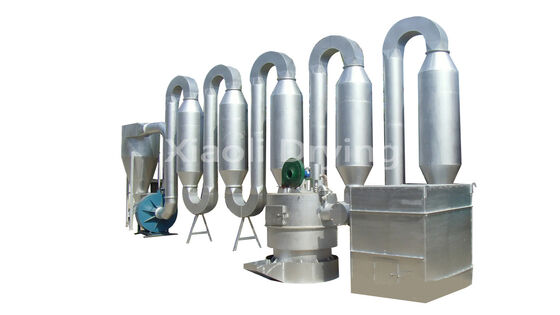 Πνευματικός στεγνωτήρας υψηλής απόδοσης σειράς QG FG για στιγμιαίο στέγνωμα ευαίσθητων στη θερμότητα υλικών