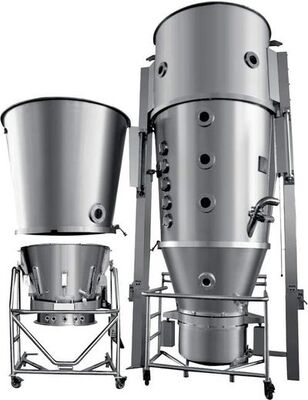 Συμβατό με GMP FL Series Granulator Dryer Pharmaceutical Manufacturing Equipment 304 Stainless Steel
