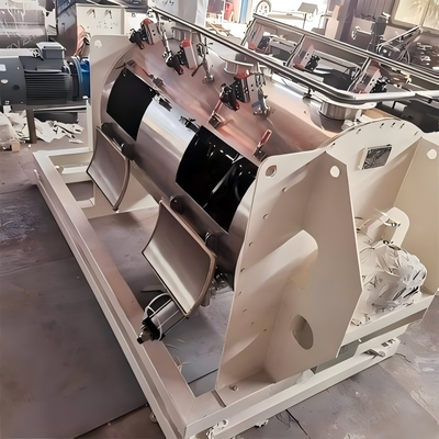 LDH-4 Κοκκώδης Αναμικτήρας αρότρου 38kW Βιομηχανικός Αναμικτήρας Σκόνης 1600-2400kg ανά παρτίδα