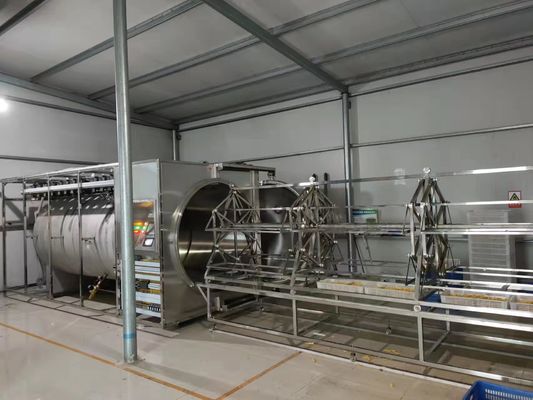 380V κενή ξηρότερη 48KW PLC HMI αποξηραντική μηχανή χαμηλής θερμοκρασίας μικροκυμάτων