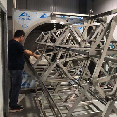 38.4-48kg/H κενό Dehydrator 304 μικροκυμάτων ξεραίνοντας φούρνος φρούτων ανοξείδωτου