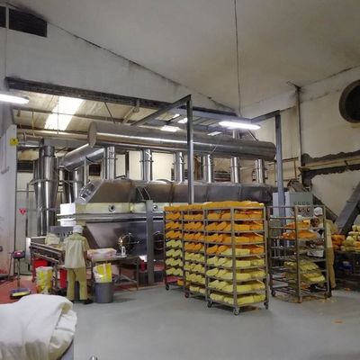 35-50kg/H δόνηση που ρευστοποιείται - Persulfate αμμωνίου κρεβατιών ξηρότερος Fumarate Fbd στεγνωτήρας