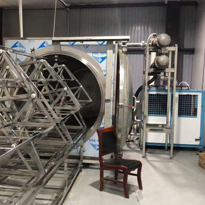 48kw περιστροφικός κενός φούρνος μικροκυμάτων