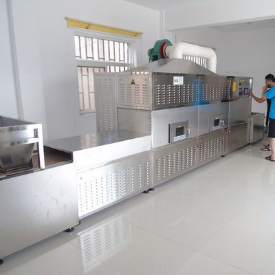 1000mm βιομηχανική αποξηραντική μηχανή αποστειρωτή μικροκυμάτων στεγνωτήρων σηράγγων ζωνών συνεχής