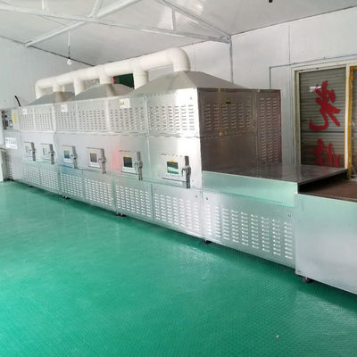 1000mm βιομηχανική αποξηραντική μηχανή αποστειρωτή μικροκυμάτων στεγνωτήρων σηράγγων ζωνών συνεχής