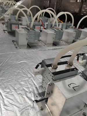 βιομηχανική αποξηραντική μηχανή φούρνων σηράγγων μικροκυμάτων σκονών 48-60kg/H Kava